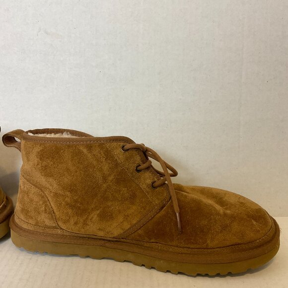 UGG Neumel Suede Men's Casual Shoe US 12 Brown Tan Lace Up - Picture 9 of 10
